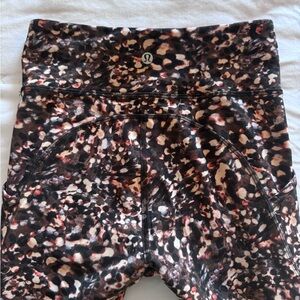 lululemon athletica Multicolor Patterned Leggings